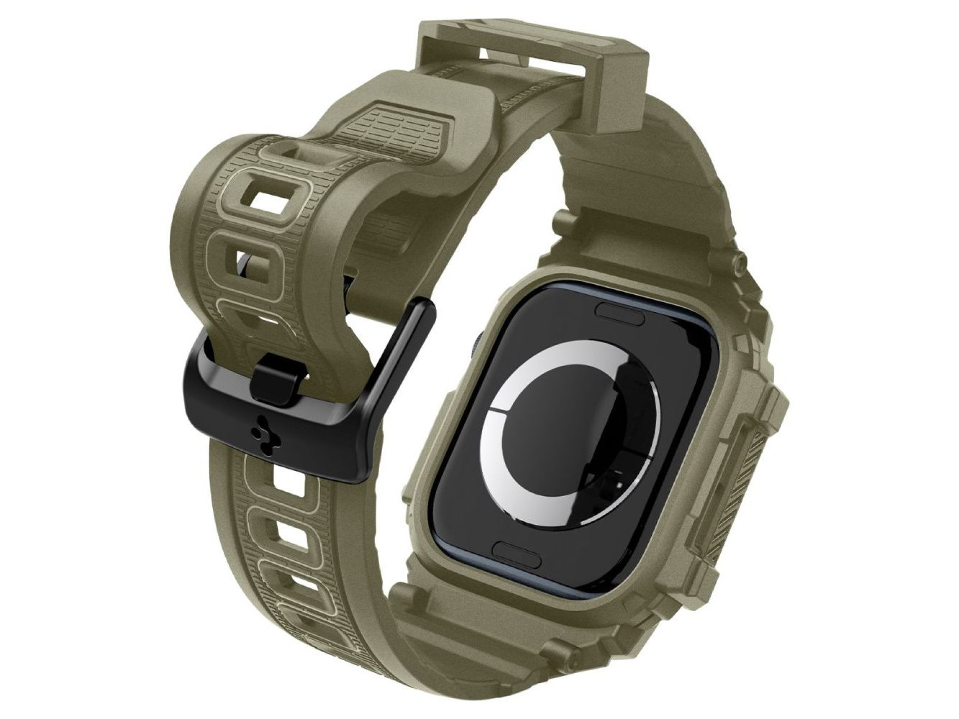 Correa Spigen Rugged Armor “Pro” para Apple Watch 10 (46 mm) - Verde