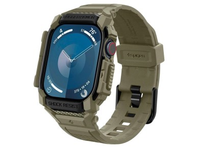 Spigen Rugged Armor ”Pro” Strap for Apple Watch 10 (46MM) - Green Spigen Rugged Armor ”Pro” Strap for Apple Watch 10 (46MM) - Green