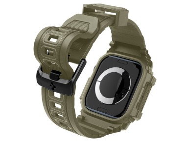 Spigen Rugged Armor ”Pro” Strap for Apple Watch 10 (46MM) - Green Spigen Rugged Armor ”Pro” Strap for Apple Watch 10 (46MM) - Green