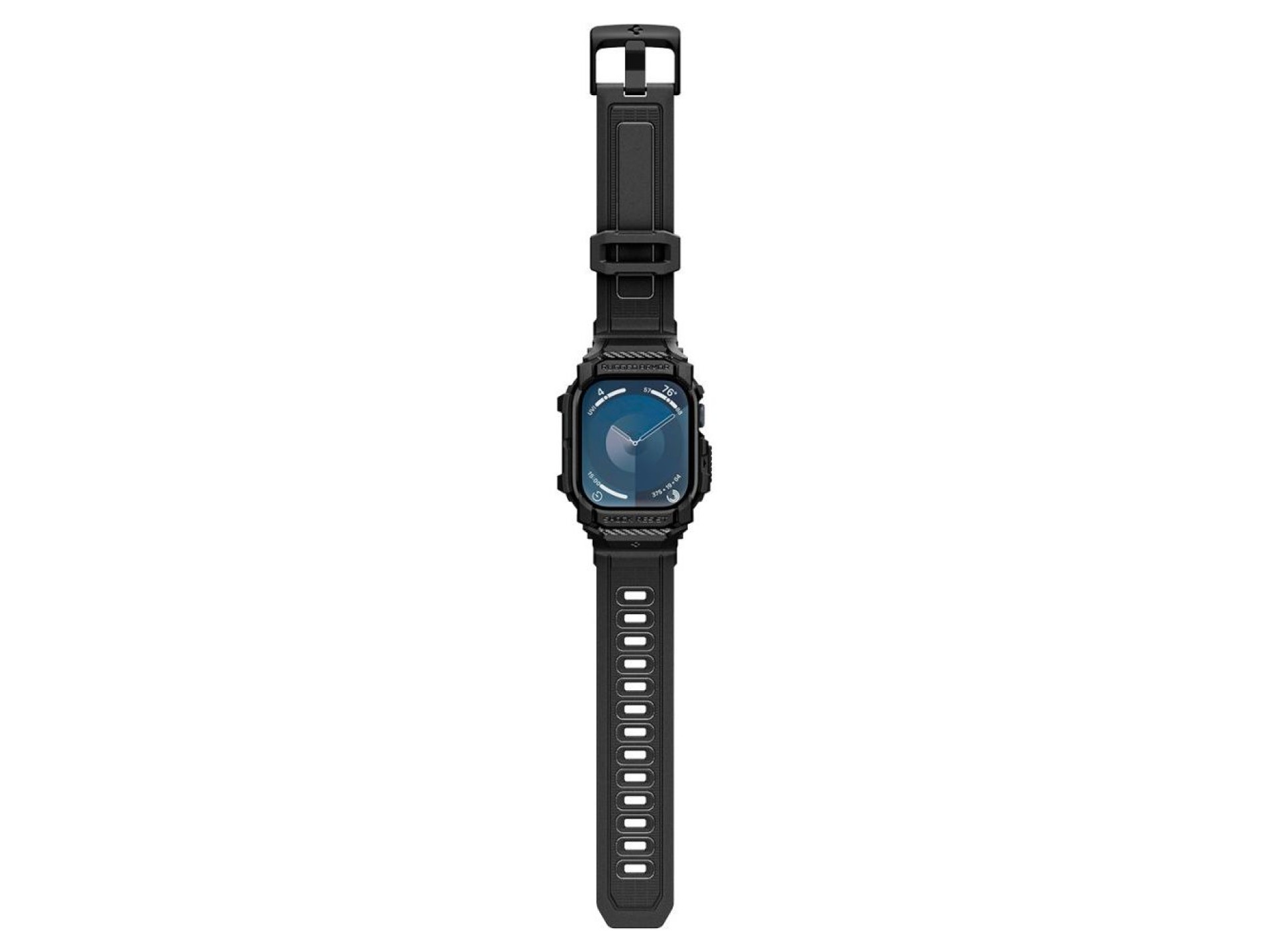Funda con correa Spigen Rugged Armor Pro para Apple Watch 10 (42 mm) - Negra
