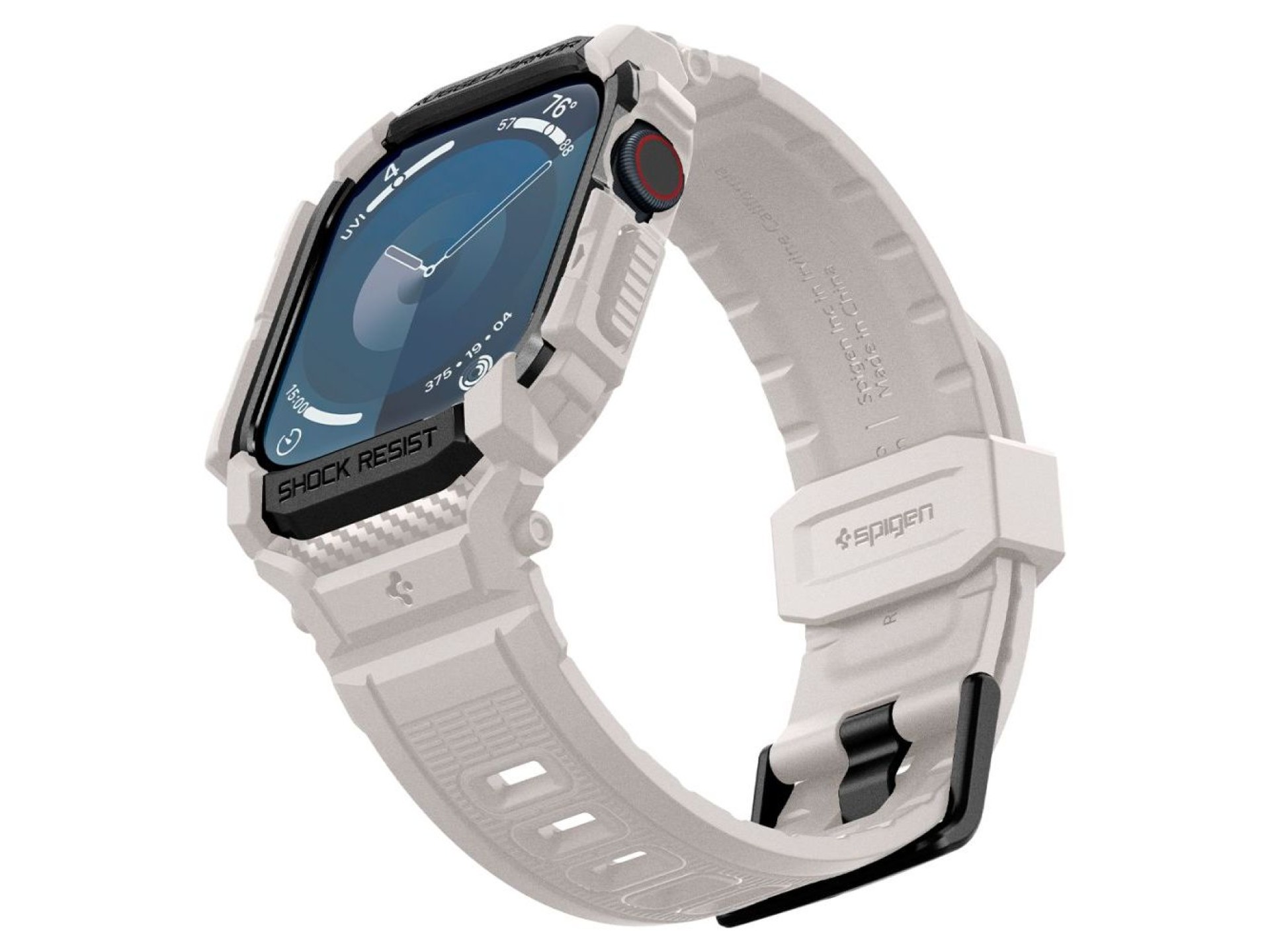 Correa Spigen Rugged Armor “Pro” para Apple Watch 10 (46 mm) - Beige