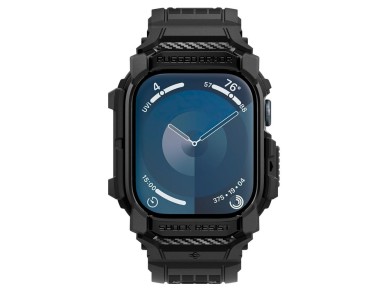 Funda con correa Spigen Rugged Armor Pro para Apple Watch 10 (42 mm) - Negra Funda con correa Spigen Rugged Armor Pro para Apple Watch 10 (42 mm) - Negra