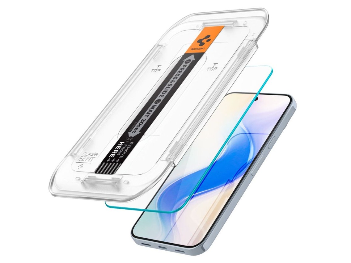 Protector de pantalla de vidrio templado Spigen Glas.tR EZ Fit con aplicador para Google Pixel 9 Pro