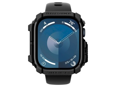 Spigen Rugged Armor Case for Apple Watch 10 (42mm) - Black