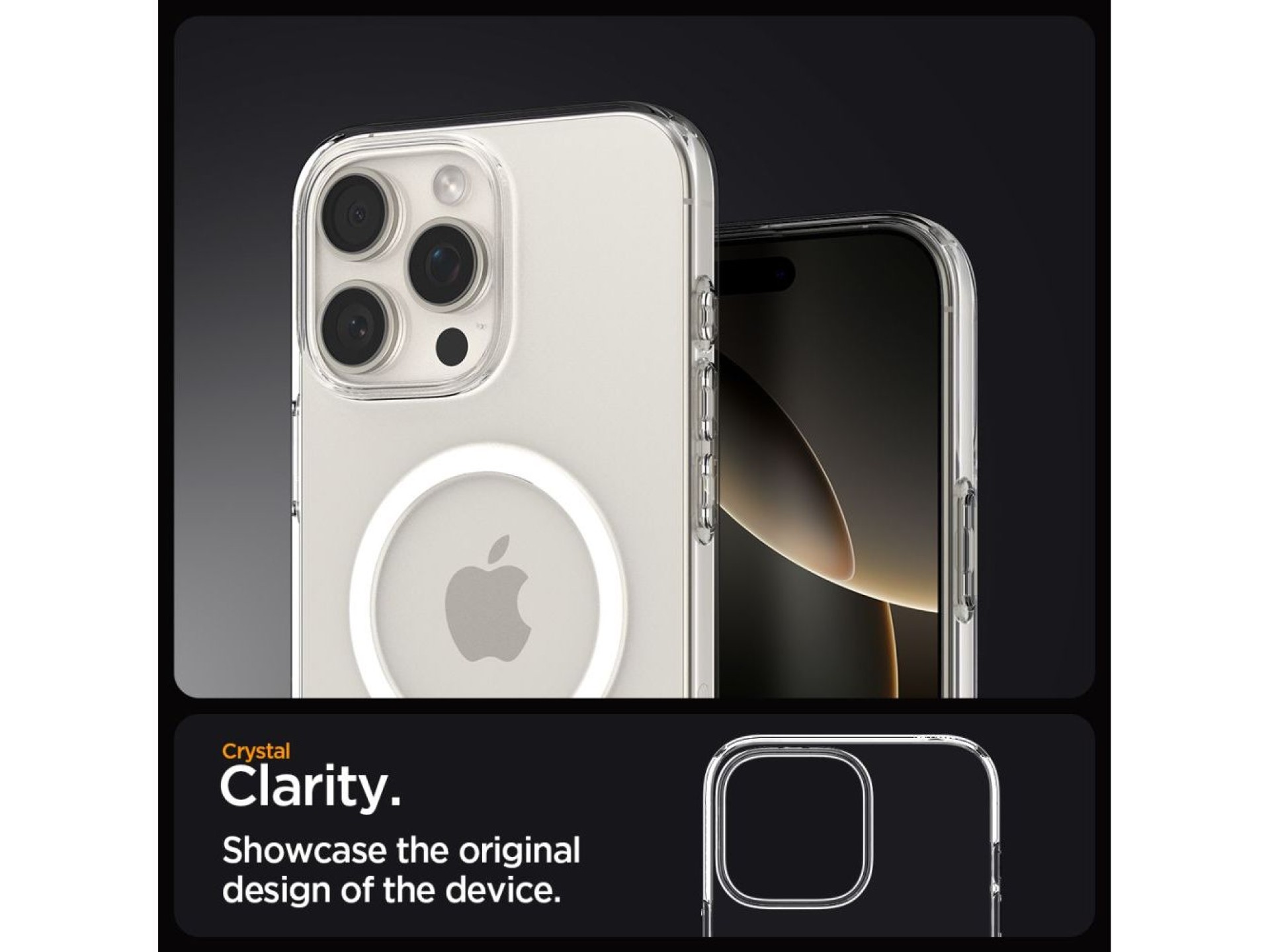 Spigen Liquid Crystal MagSafe Case for iPhone 16 Pro Max - Clear