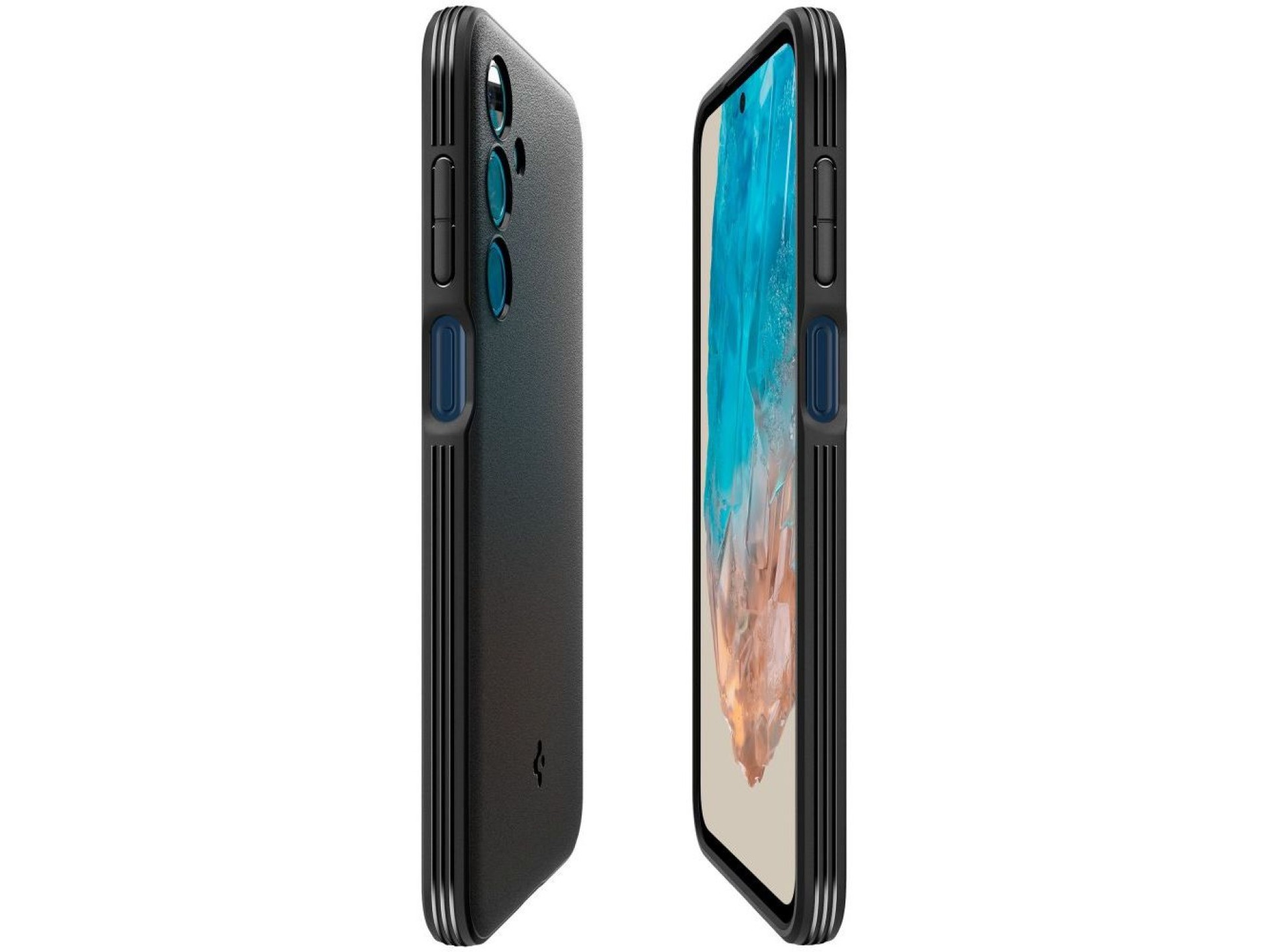 Capa Spigen Essential SandBlast para Samsung Galaxy M35 5G - Preta