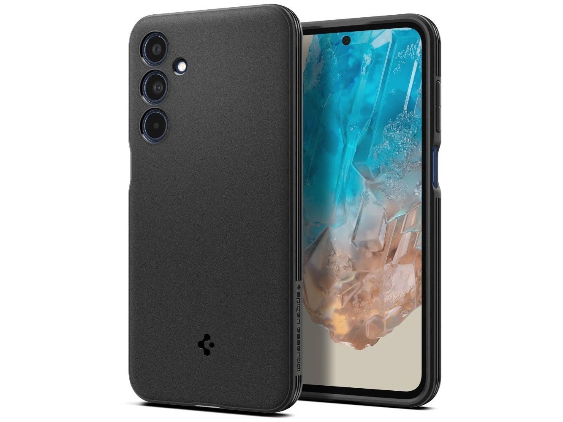 Capa Spigen Essential SandBlast para Samsung Galaxy M35 5G - Preta