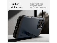 Funda Spigen Tough Armor MagSafe con soporte para iPhone 16 Pro Max - Gris oscuro Funda Spigen Tough Armor MagSafe con soporte para iPhone 16 Pro Max - Gris oscuro