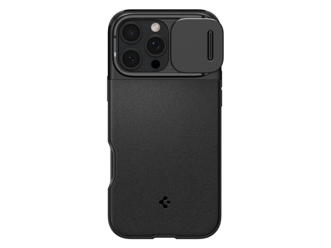 Funda Spigen Optik Armor Mag Case con MagSafe para iPhone 16 Pro Max - Negra