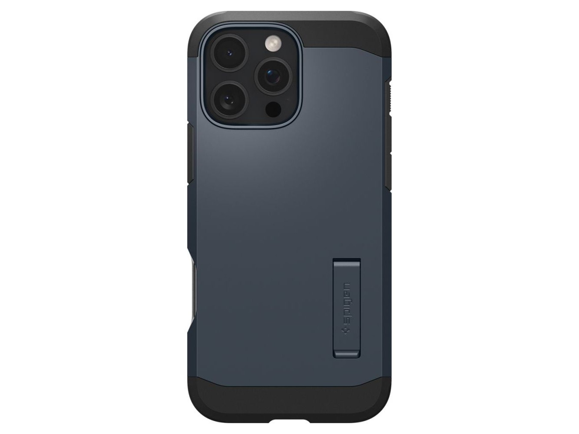 Funda Spigen Tough Armor MagSafe con soporte para iPhone 16 Pro Max - Gris oscuro