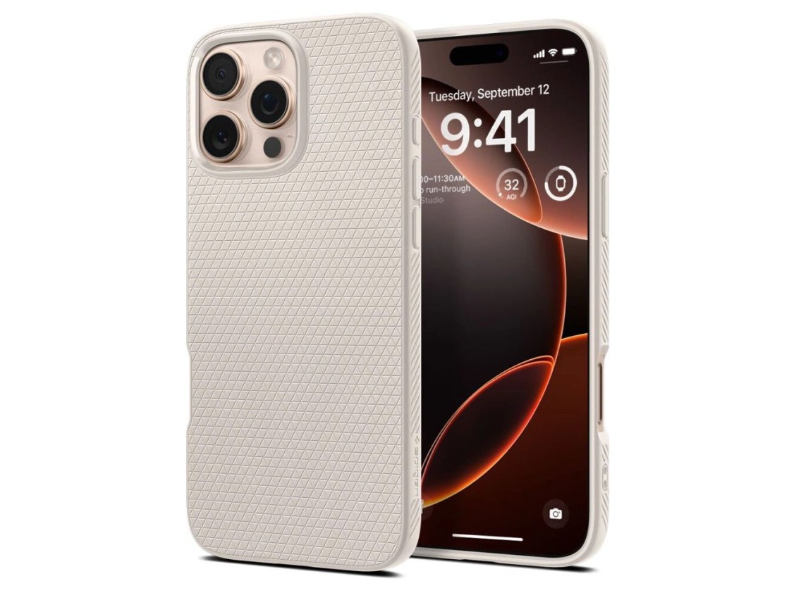 Spigen Liquid Air Case for iPhone 16 Pro Max - Titanium