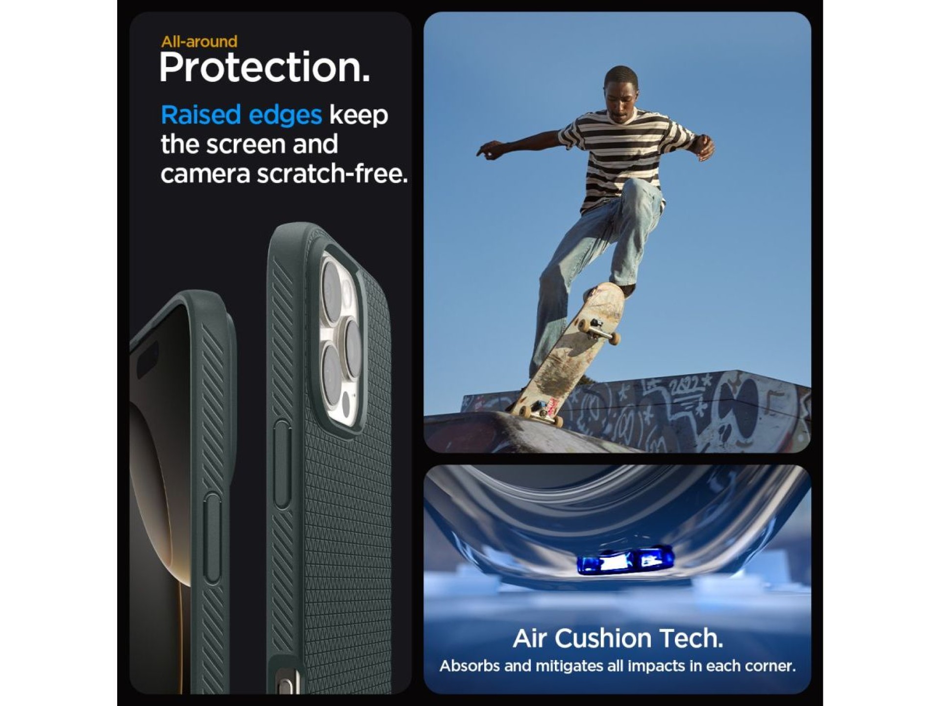 Funda Spigen Liquid Air para iPhone 16 Pro Max - Verde