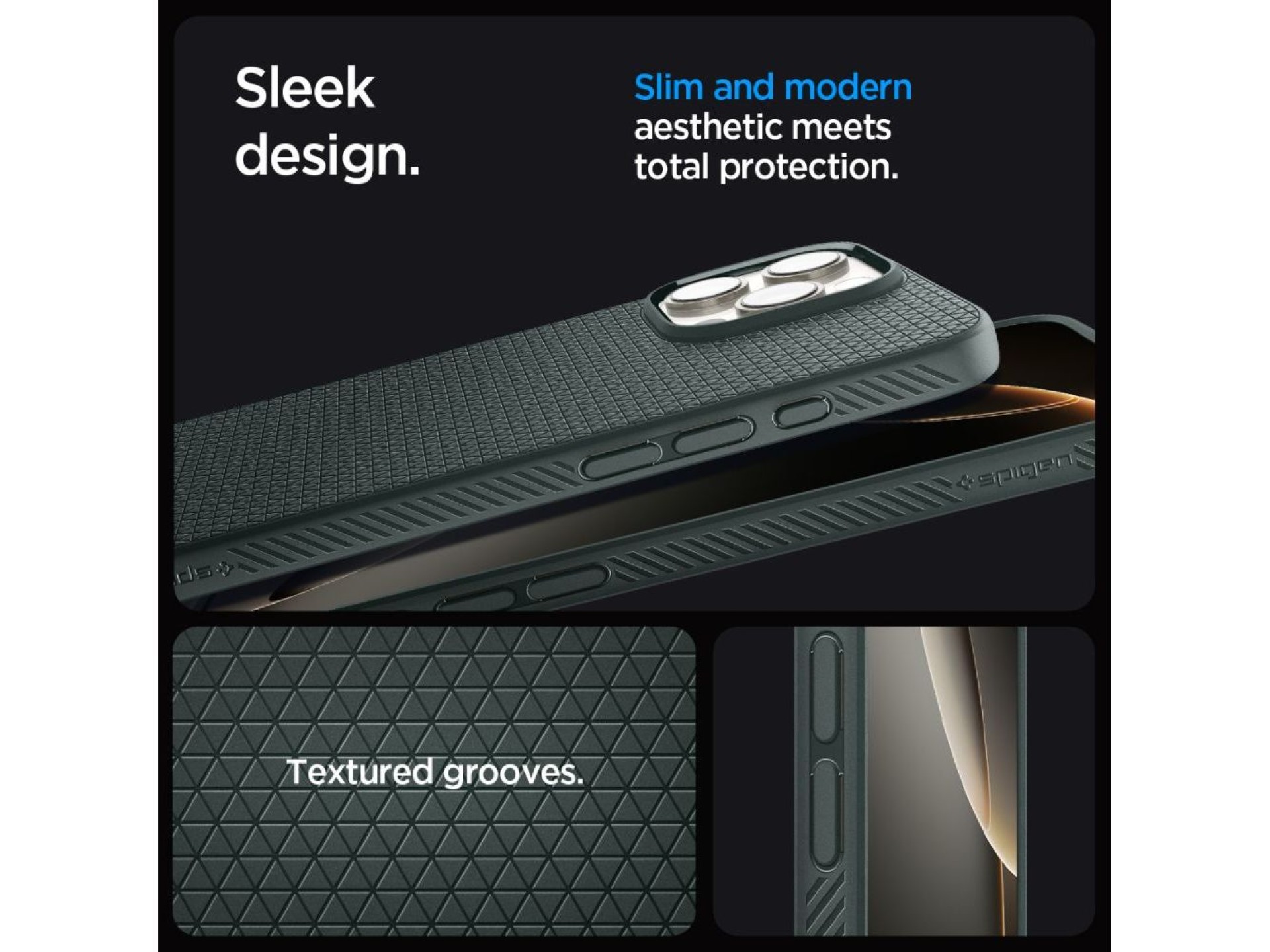 Funda Spigen Liquid Air para iPhone 16 Pro Max - Verde