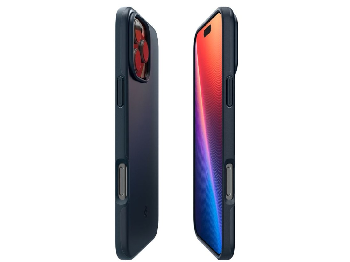 Capa Spigen Thin Fit MagSafe para iPhone 16 Pro Max - Cinza Escuro