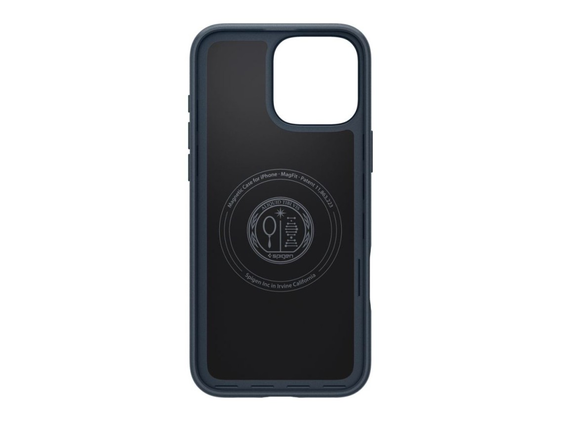 Capa Spigen Thin Fit MagSafe para iPhone 16 Pro Max - Cinza Escuro
