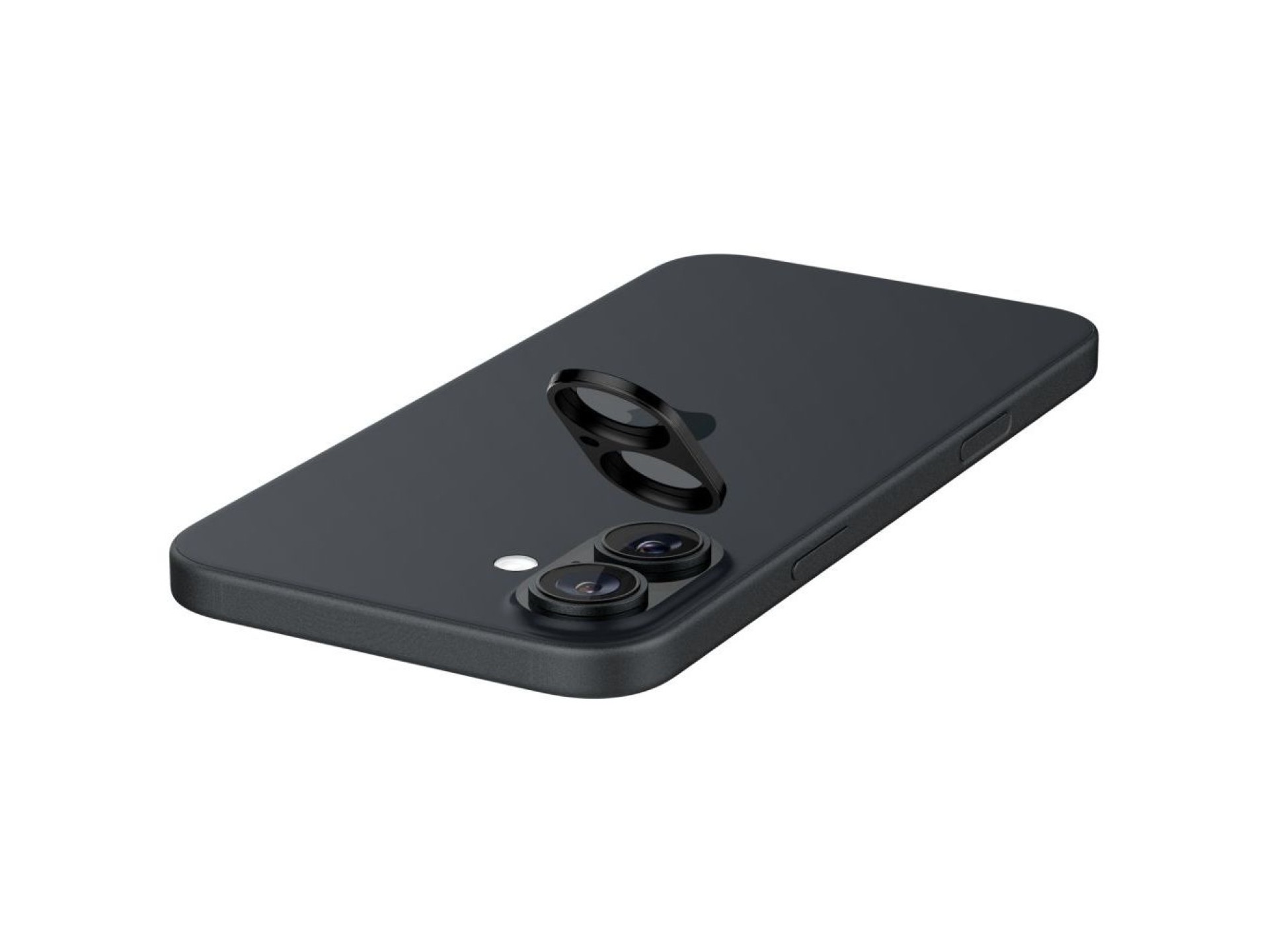 Protector de cámara Spigen Optik GLAS.TR (paquete de 2) para iPhone 16 / 16 PLUS - Negro