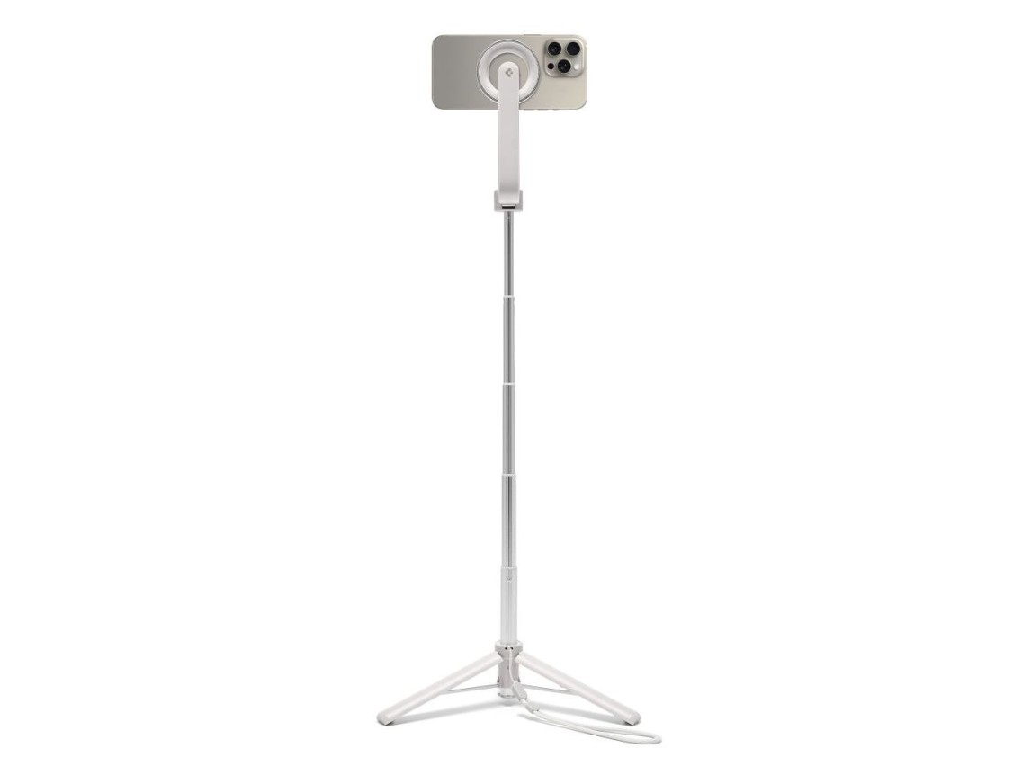 Bastão de selfie Spigen S571W MagSafe Bluetooth com tripé - bege
