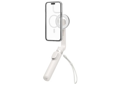 Selfie stick Spigen S571W MagSafe Bluetooth with tripod - beige Selfie stick Spigen S571W MagSafe Bluetooth with tripod - beige