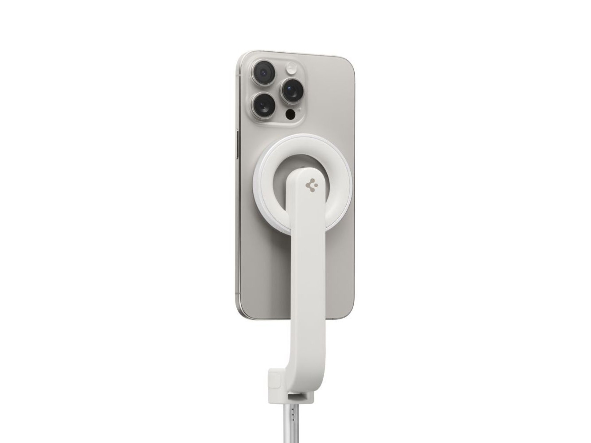 Bastão de selfie Spigen S571W MagSafe Bluetooth com tripé - bege