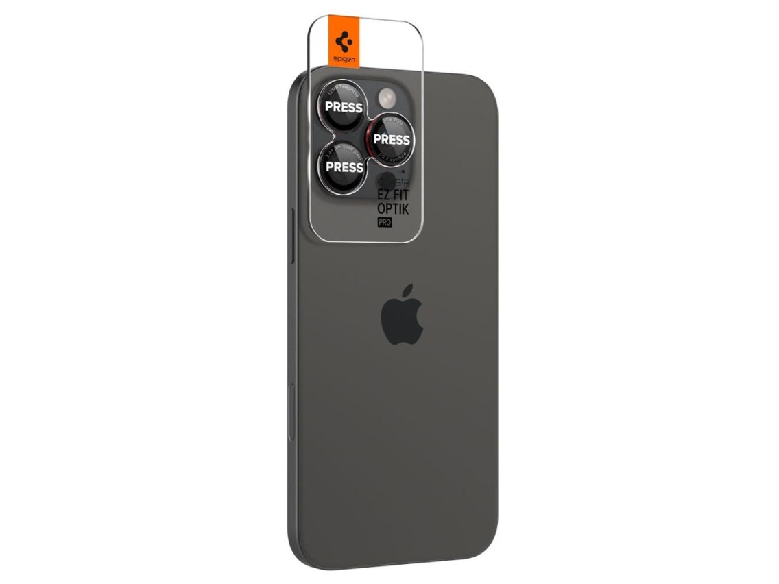 Spigen Optik Pro L-Series Glas.tR EZ Fit Tempered Glass for iPhone 14 Pro / Pro Max / 15 Pro / Pro M