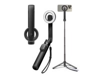 Selfie stick Spigen S571W MagSafe Bluetooth with tripod - black Selfie stick Spigen S571W MagSafe Bluetooth with tripod - black