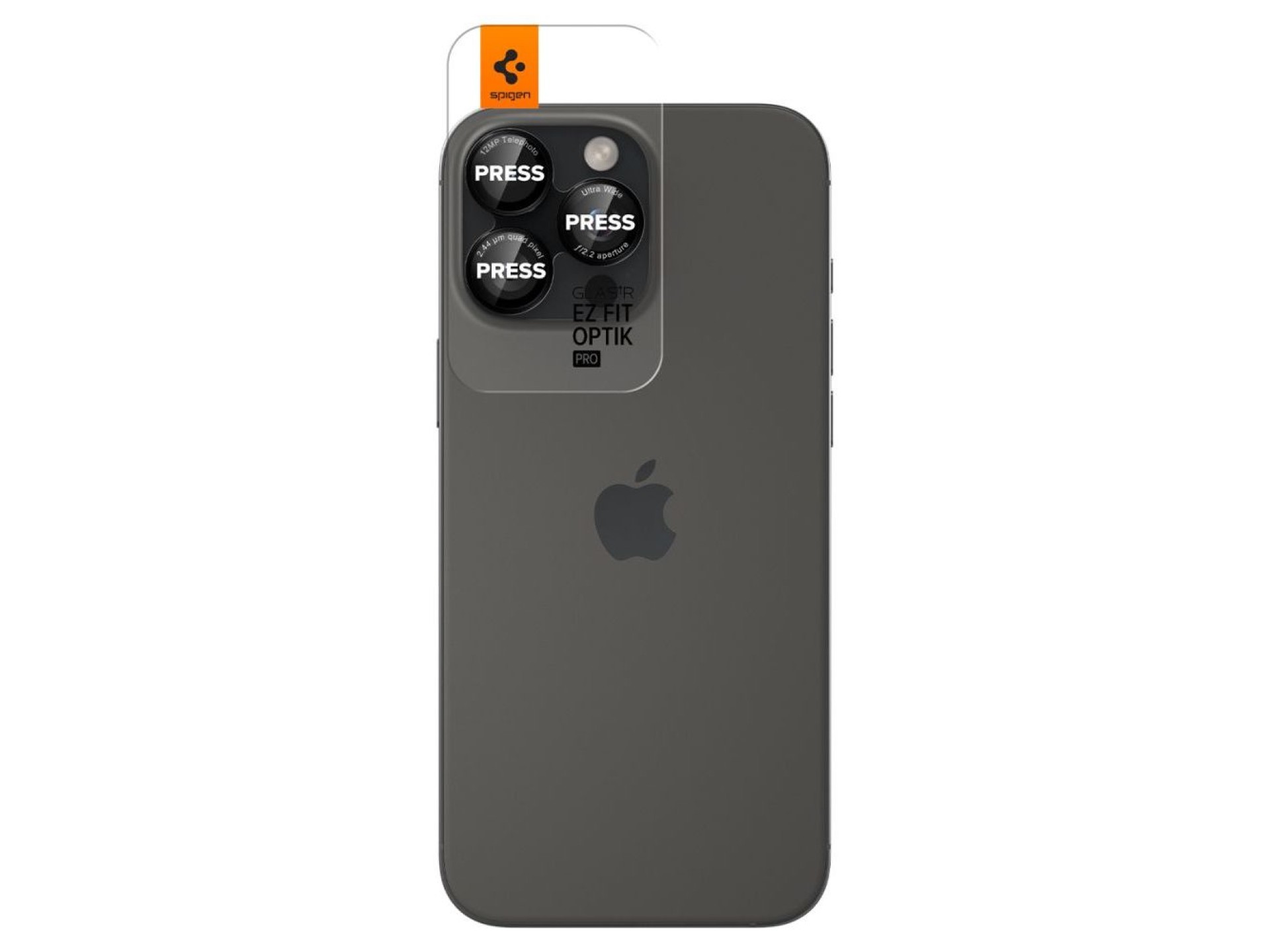 Spigen Optik Pro L-Series Glas.tR EZ Fit Tempered Glass for iPhone 14 Pro / Pro Max / 15 Pro / Pro M