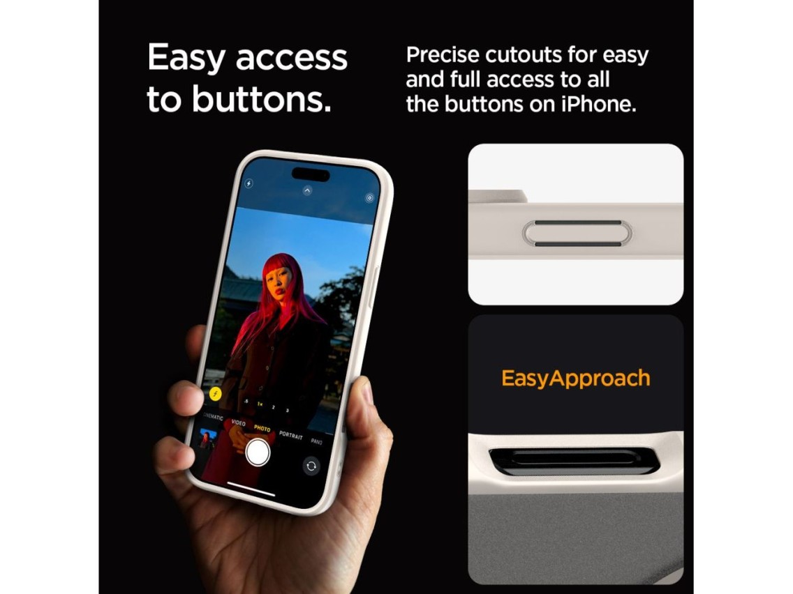 Spigen Ultra Hybrid Mag case with MagSafe for iPhone 16 Pro Max - titanium
