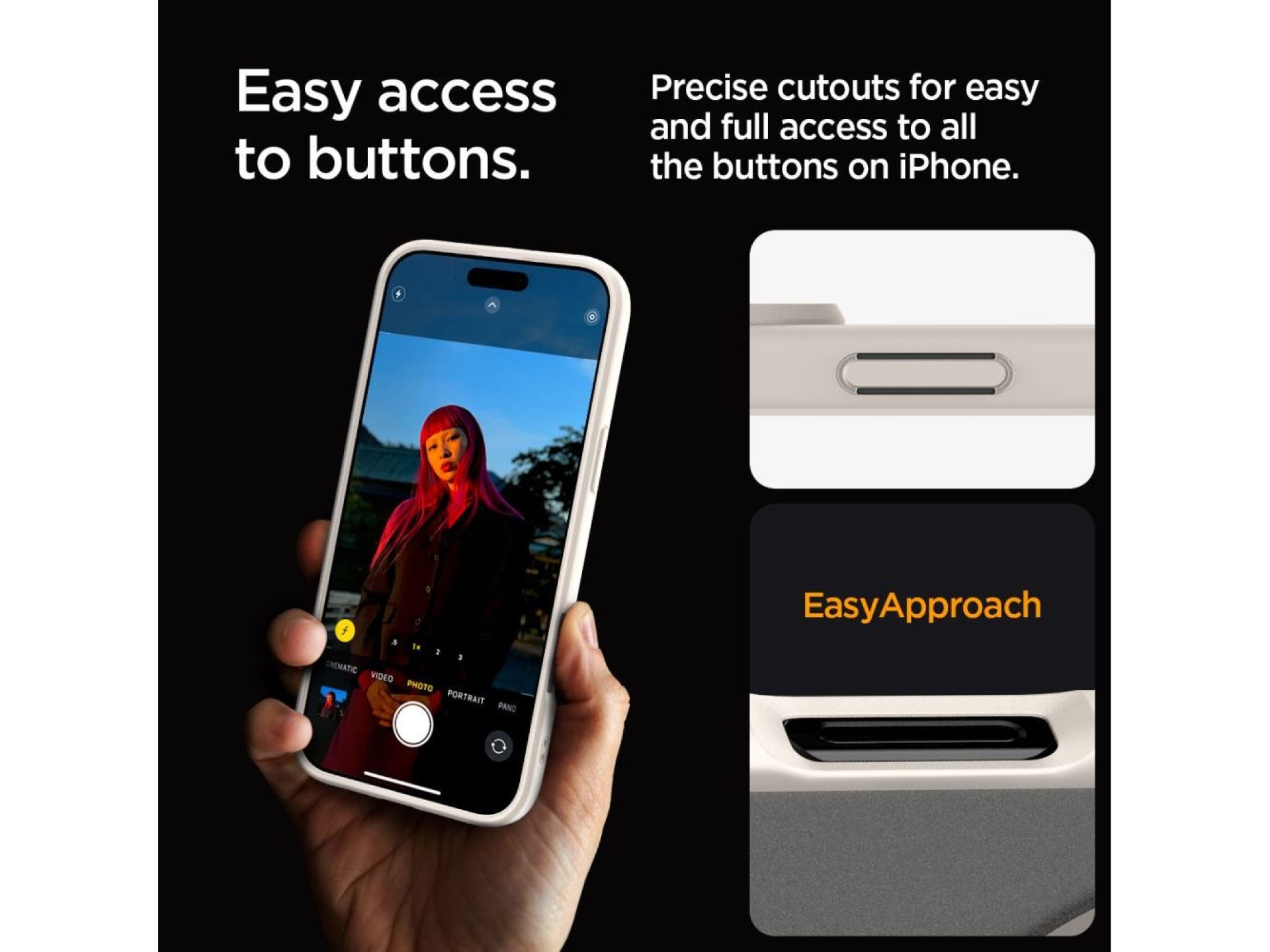 Spigen Ultra Hybrid Mag case with MagSafe for iPhone 16 Pro Max - titanium