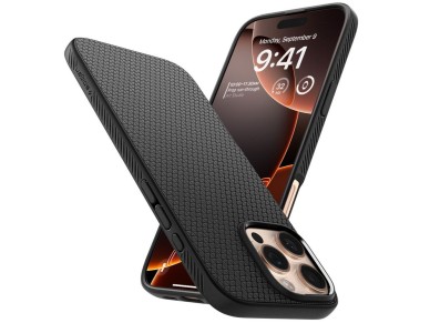 Funda Spigen Liquid Air para iPhone 16 Pro - Negra