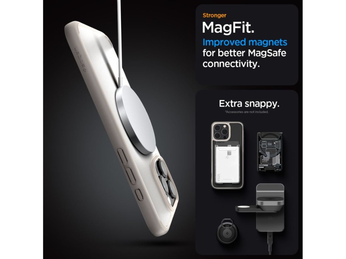 Spigen Ultra Hybrid Mag case with MagSafe for iPhone 16 Pro Max - titanium