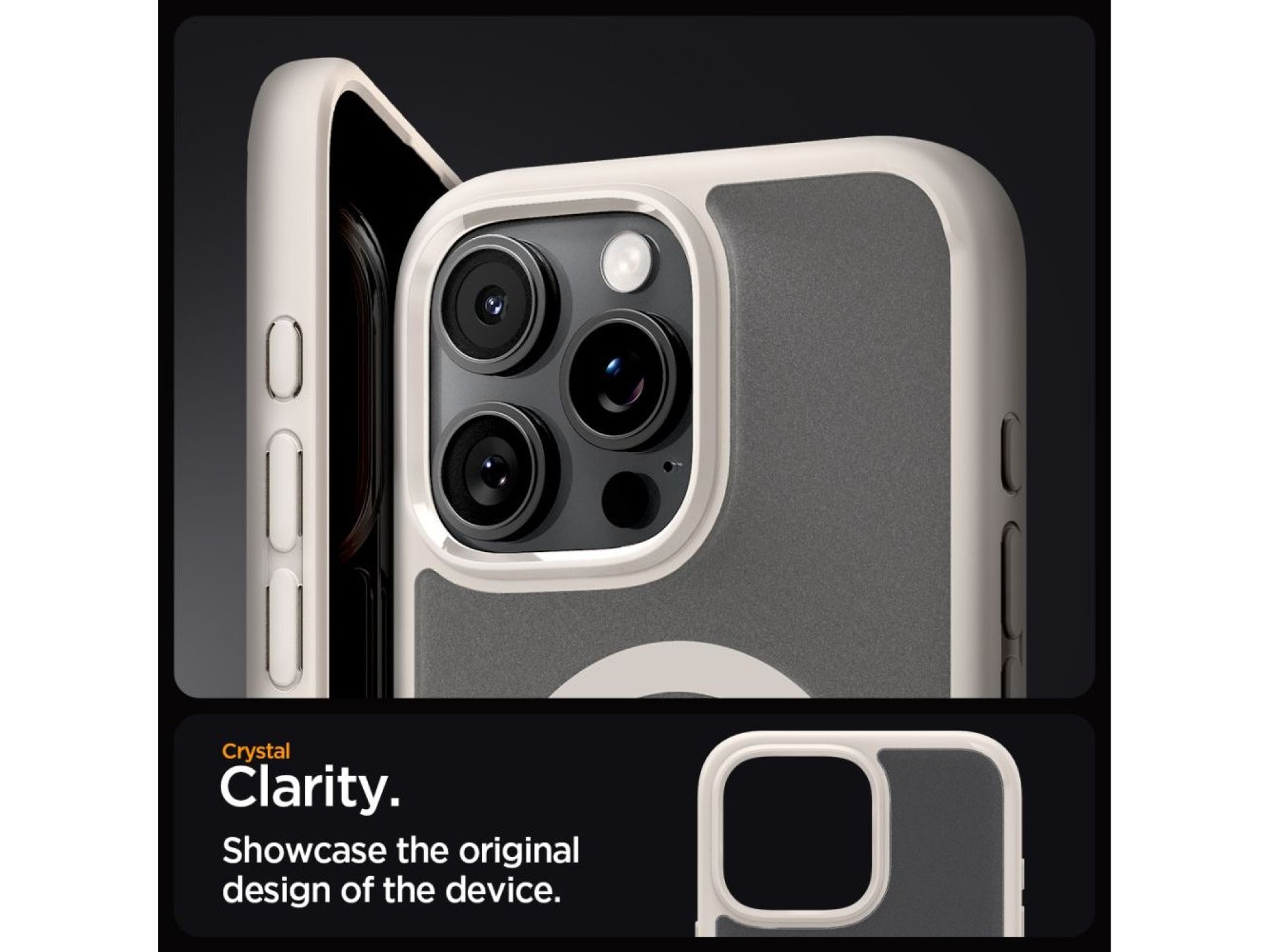 Spigen Ultra Hybrid Mag case with MagSafe for iPhone 16 Pro Max - titanium
