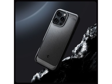 Spigen Rugged Armor MagSafe Case for iPhone 16 Pro Max - Black Spigen Rugged Armor MagSafe Case for iPhone 16 Pro Max - Black