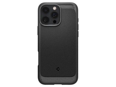 Spigen Rugged Armor MagSafe Case for iPhone 16 Pro Max - Black Spigen Rugged Armor MagSafe Case for iPhone 16 Pro Max - Black