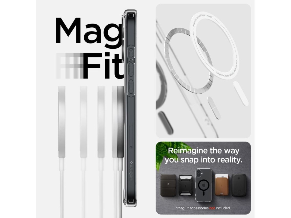 Spigen Ultra Hybrid Mag Case with MagSafe for iPhone 16 Plus - Black