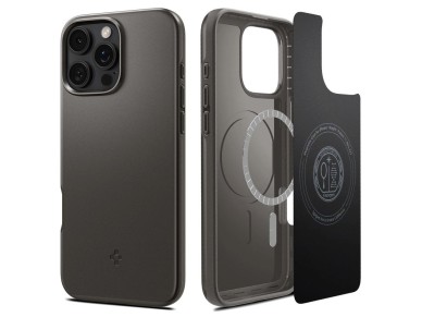 Spigen Thin Fit MagSafe case for iPhone 16 Pro - gunmetal Spigen Thin Fit MagSafe case for iPhone 16 Pro - gunmetal