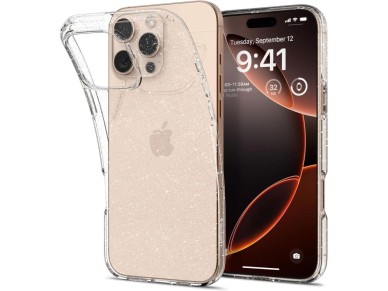 Spigen Liquid Crystal iPhone 16 Pro Case - Clear Glitter Spigen Liquid Crystal iPhone 16 Pro Case - Clear Glitter