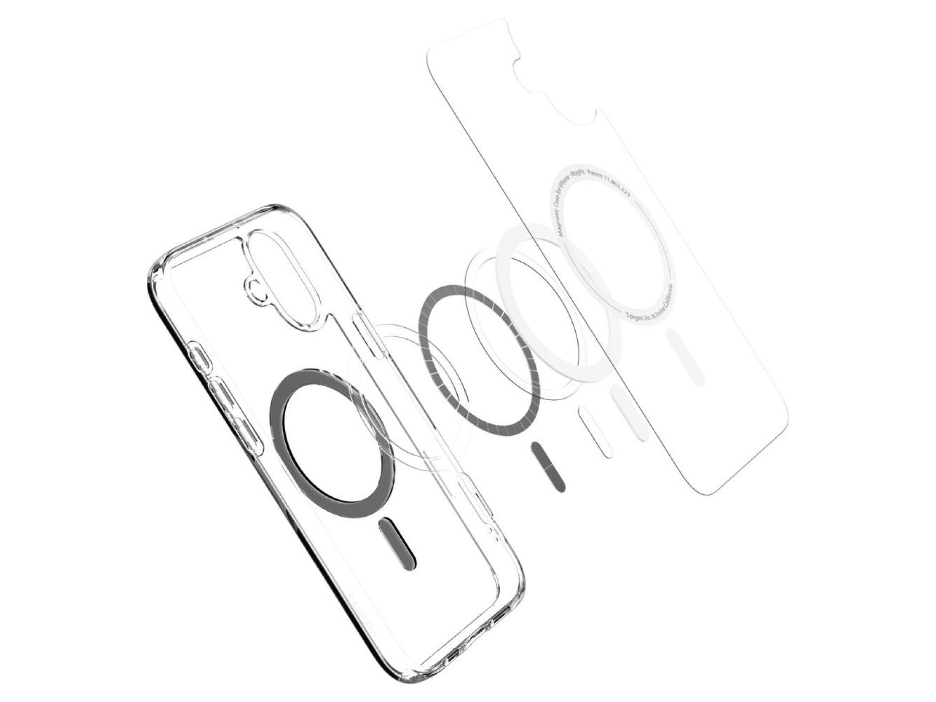 Spigen Ultra Hybrid Mag Case with MagSafe for iPhone 16 Plus - Black