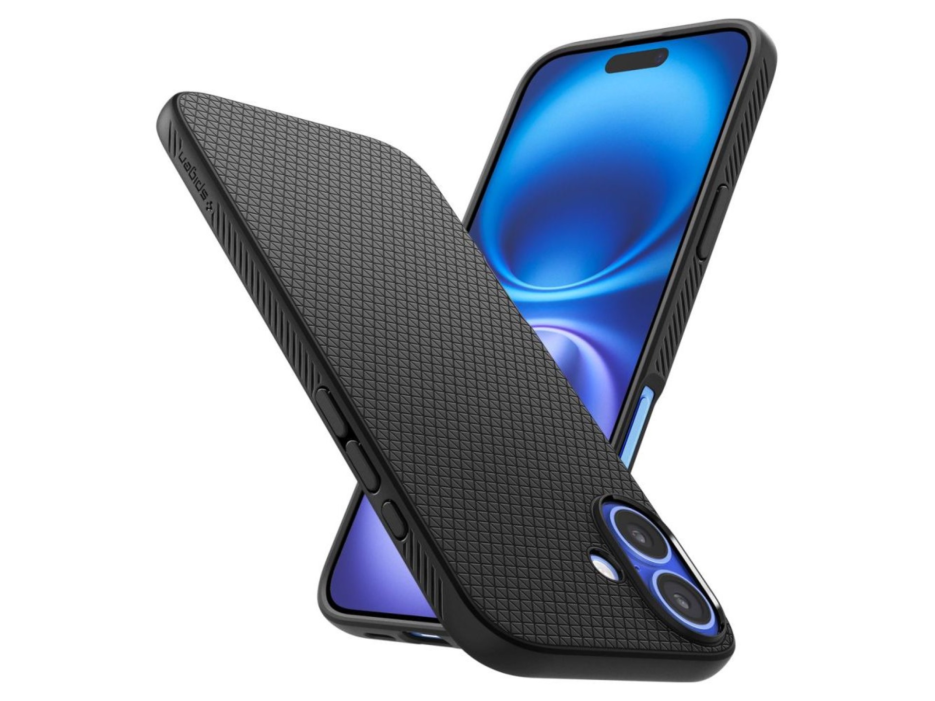 Funda Spigen Liquid Air para iPhone 16 Plus - Negra