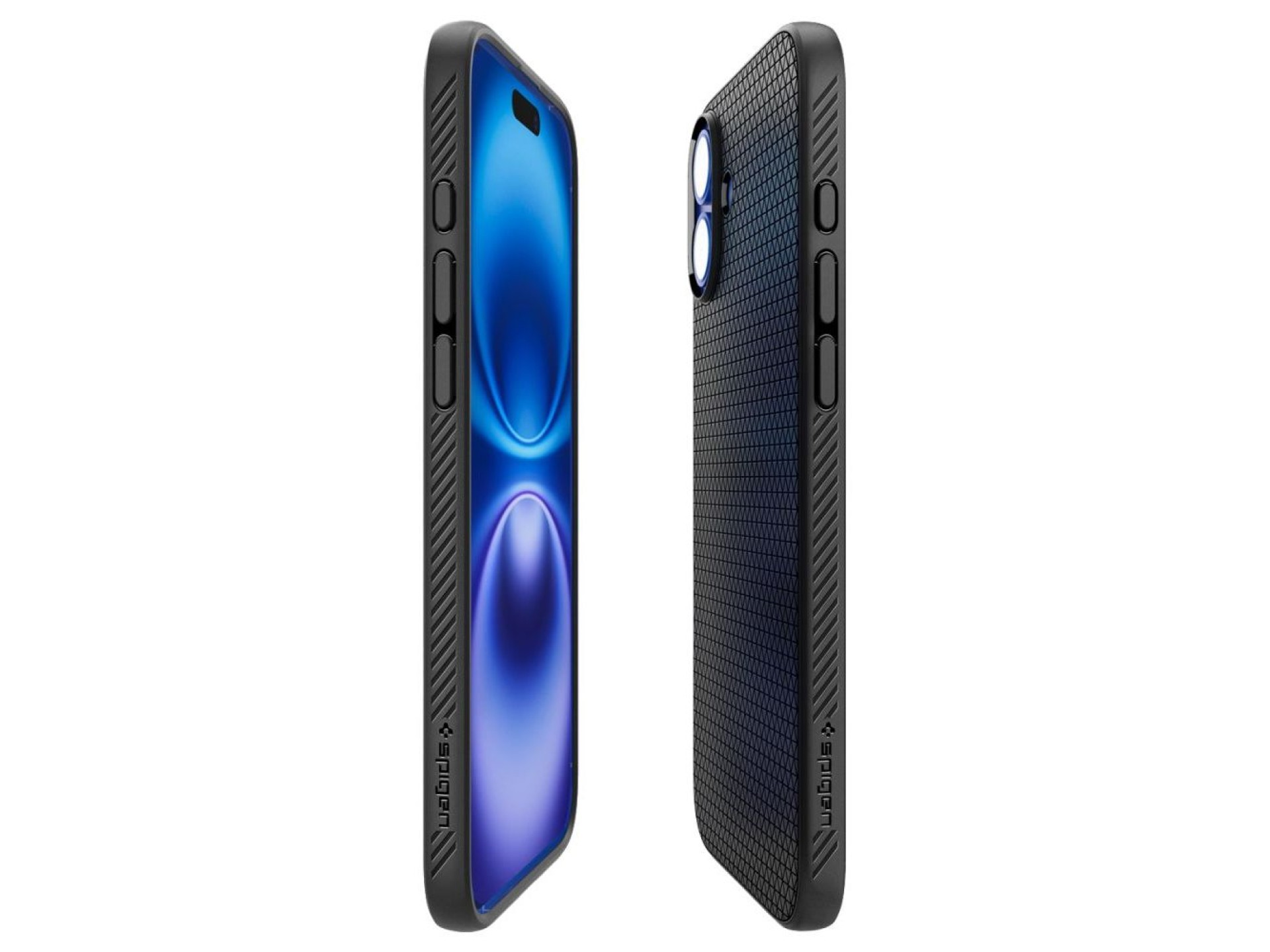 Funda Spigen Liquid Air para iPhone 16 Plus - Negra
