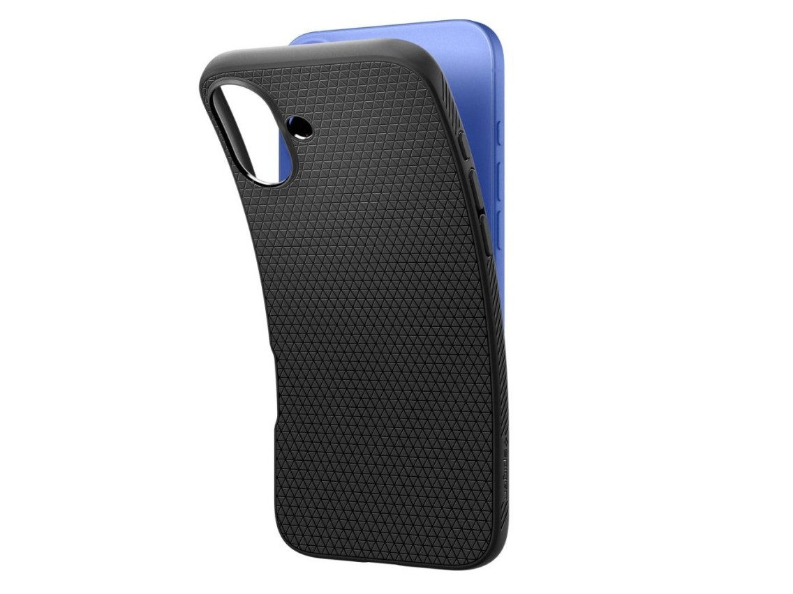 Funda Spigen Liquid Air para iPhone 16 Plus - Negra