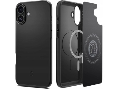 Funda Spigen Thin Fit MagSafe para iPhone 16 Plus - Negra