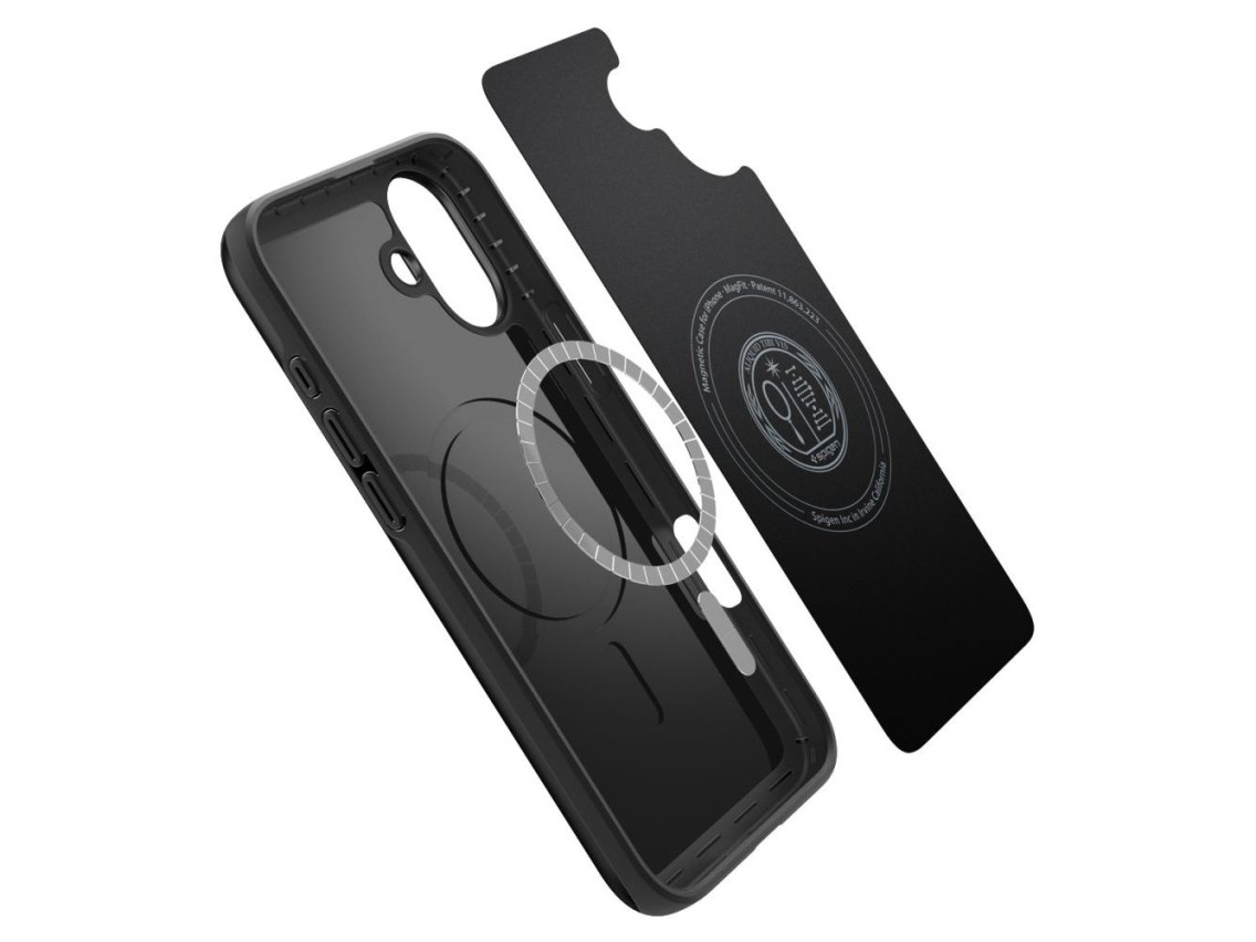 Capa Spigen Thin Fit MagSafe para iPhone 16 Plus - Preta