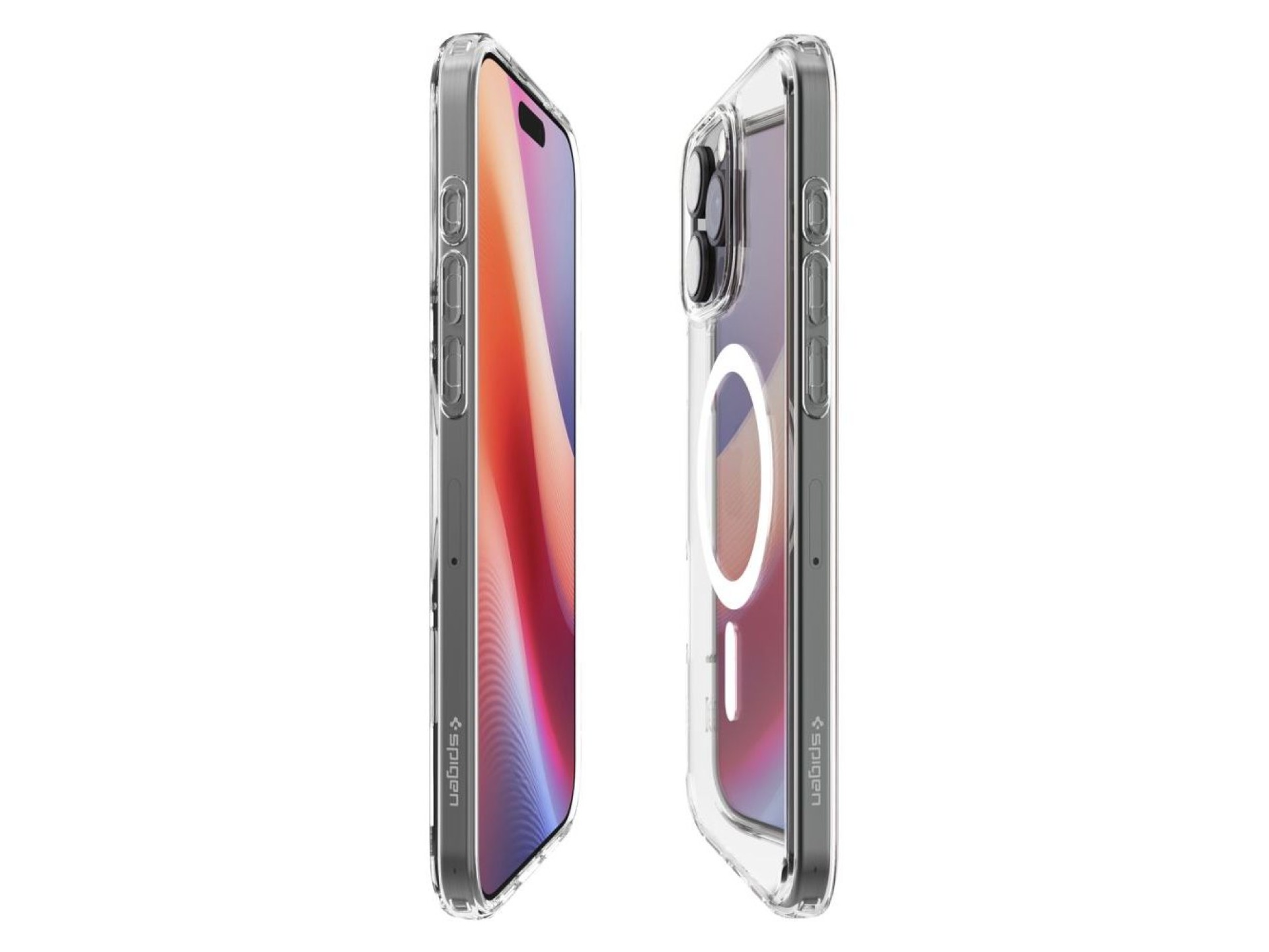 Funda Spigen Ultra Hybrid Mag Case con MagSafe para iPhone 16 Pro Max - Blanca