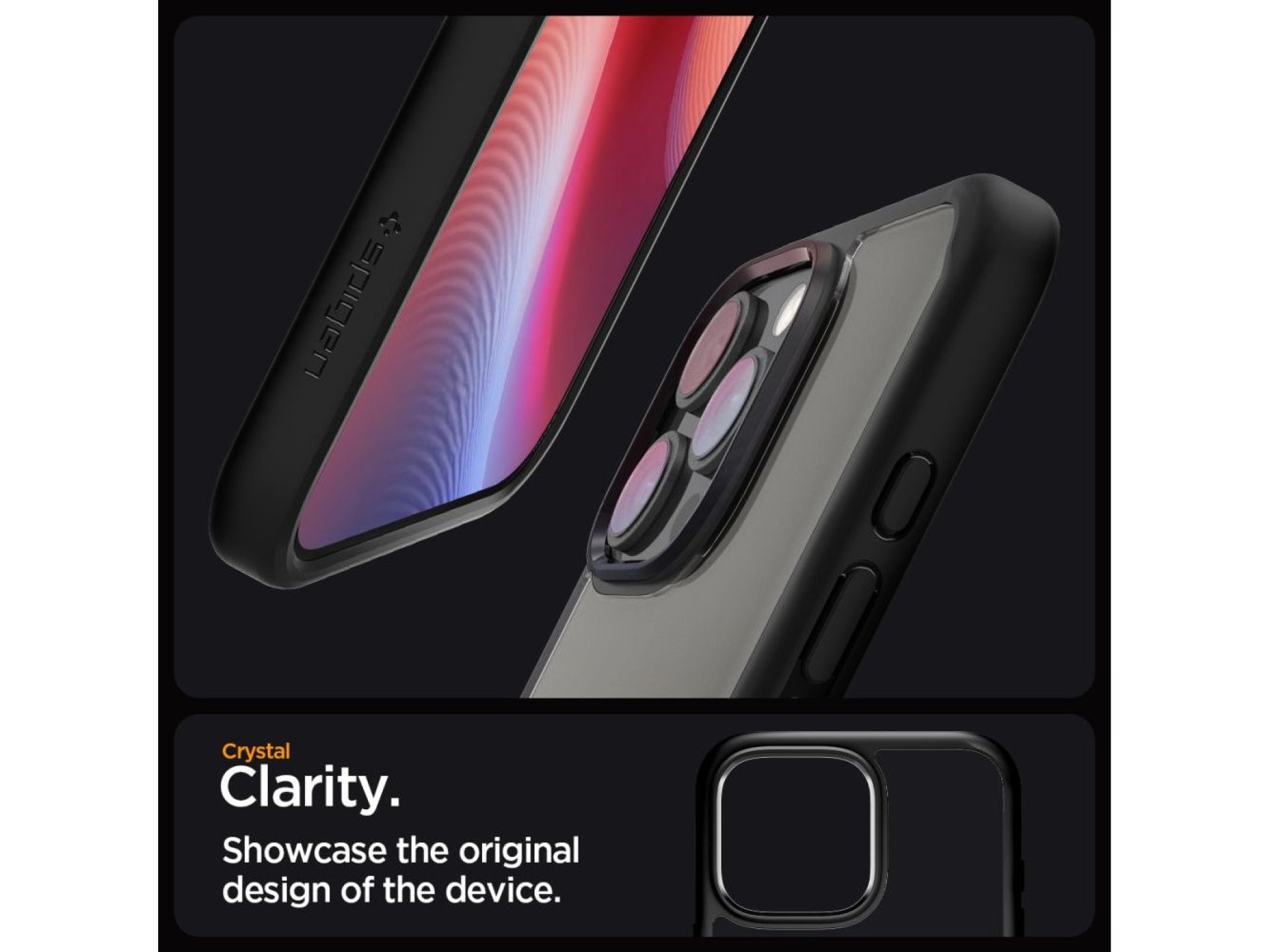 Spigen Ultra Hybrid Case for iPhone 16 Pro Max - Matte Black