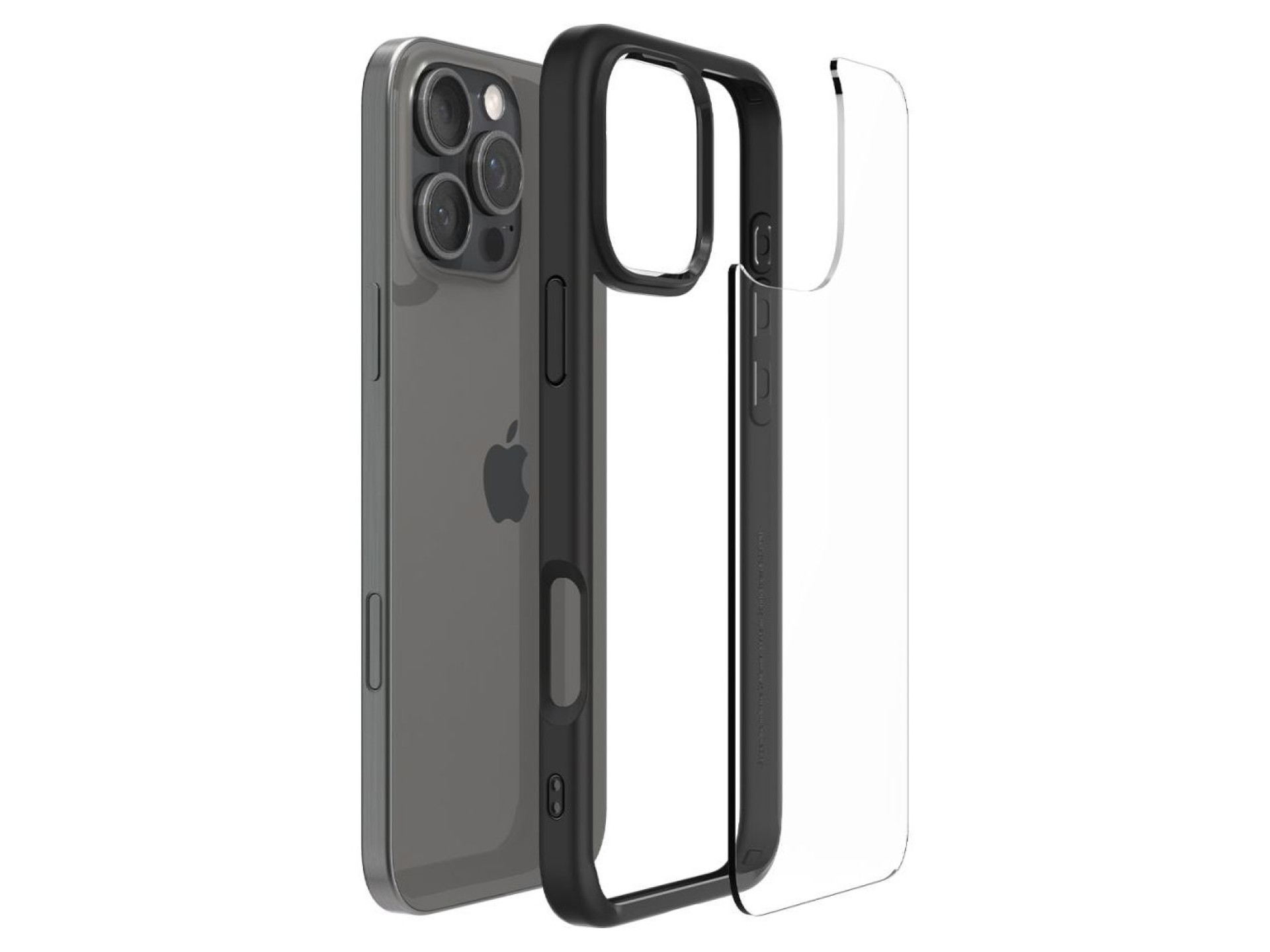 Spigen Ultra Hybrid Case for iPhone 16 Pro Max - Matte Black