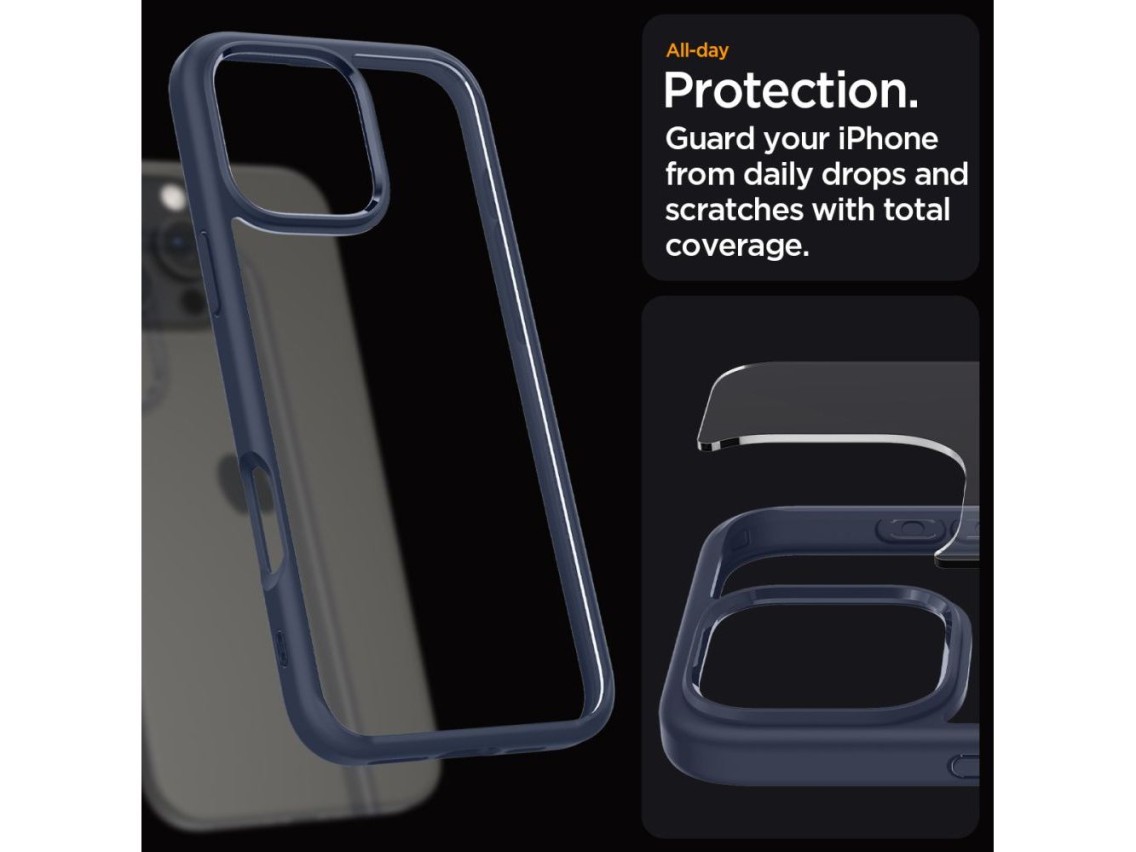 Spigen Ultra Hybrid iPhone 16 Pro Max Case - Blue