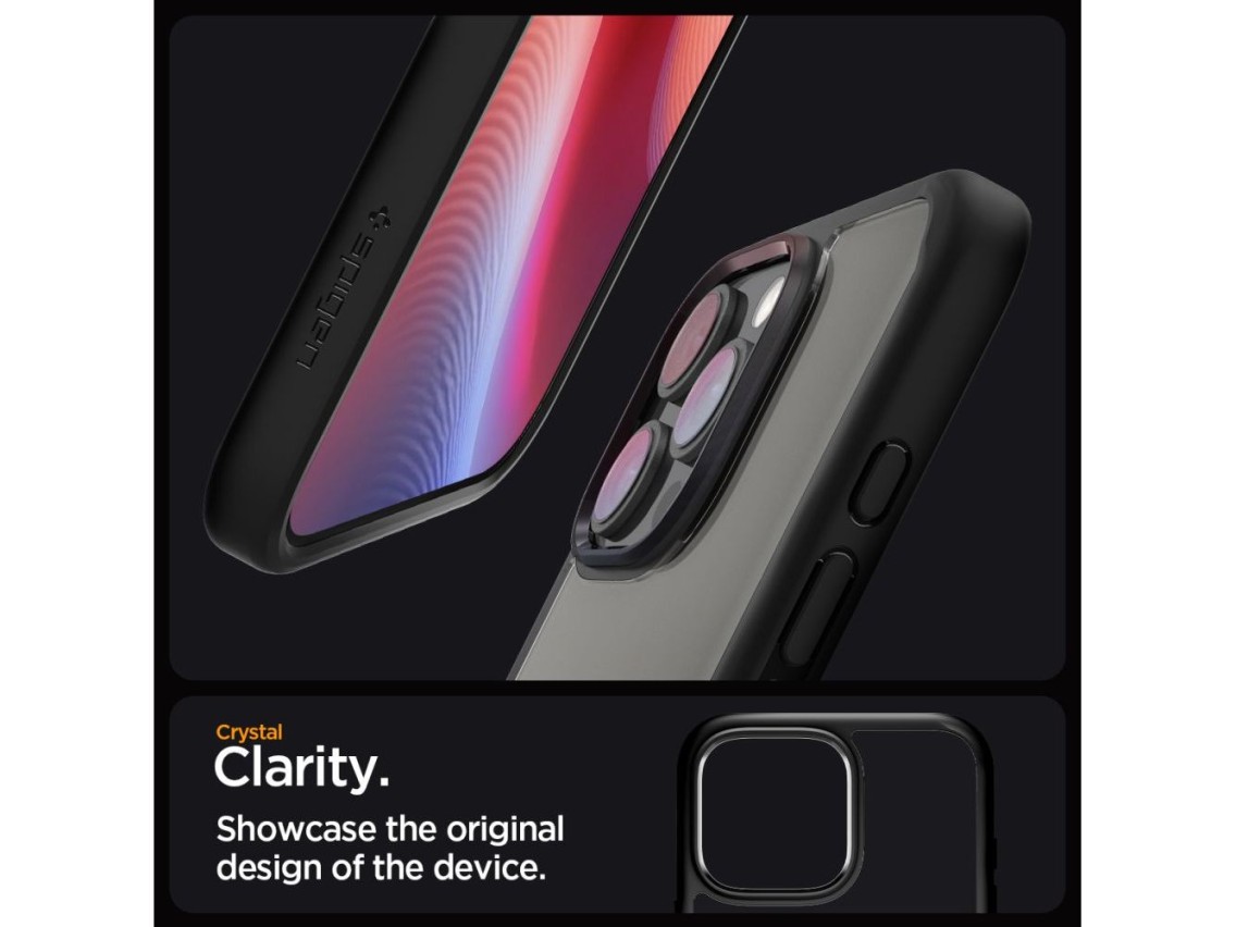 Spigen Ultra Hybrid Case for iPhone 16 Pro Max - Matte Black