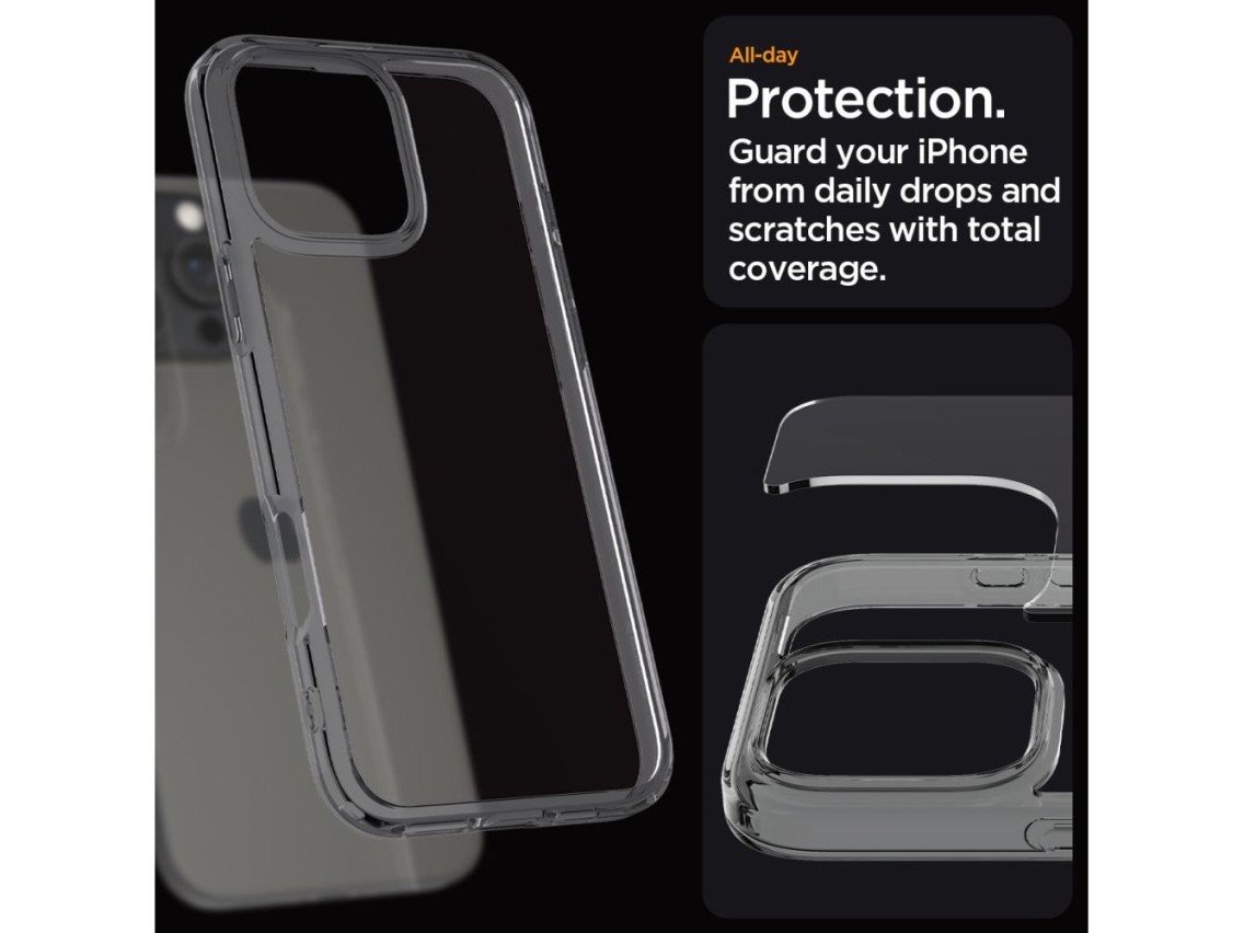 Capa Spigen Ultra Hybrid para iPhone 16 Pro Max - Transparente