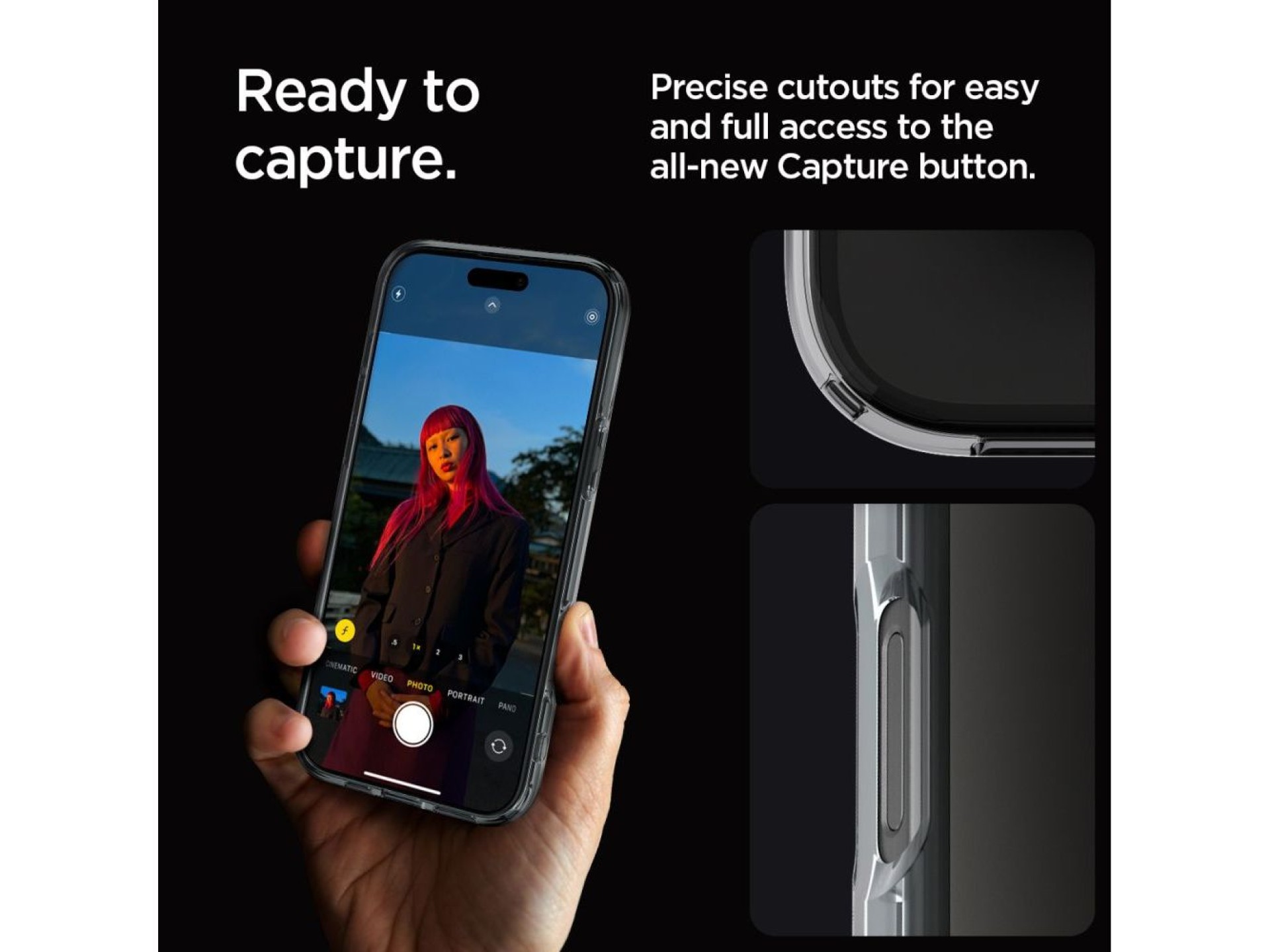 Capa Spigen Ultra Hybrid para iPhone 16 Pro Max - Transparente
