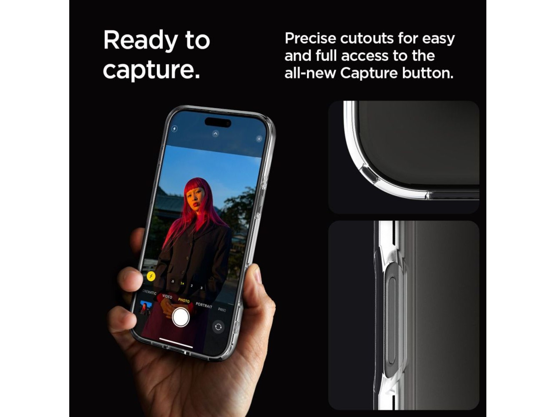 Spigen Ultra Hybrid Case for iPhone 16 Pro Max - Clear